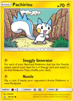 Pokémon-Karte Pachirisu 049/156