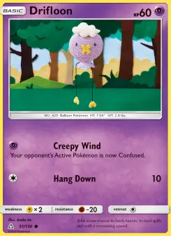 Pokémon-Karte Drifloon 051/156