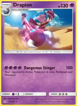 Pokémon-Karte Drapion 055/156
