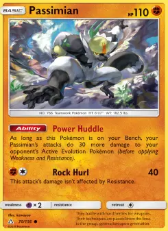 Pokémon-Karte Passimian 070/156