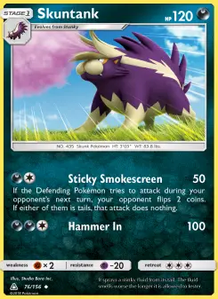 Pokémon-Karte Skuntank 076/156