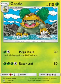 Pokémon-Karte Grotle 008/156