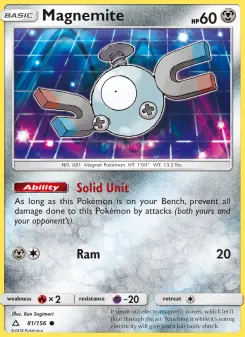 Pokémon-Karte Magnemite 081/156