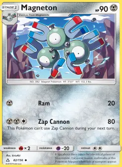 Pokémon-Karte Magneton 082/156
