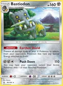 Pokémon-Karte Bastiodon 085/156