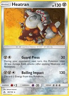 Pokémon-Karte Heatran 088/156