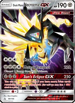 Pokémon-Karte Dusk Mane Necrozma GX 090/156