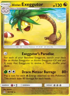 Pokémon-Karte Alolan Exeggutor 095/156