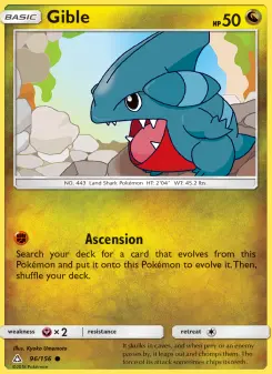 Pokémon-Karte Gible 096/156