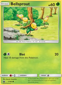 Pokémon-Karte Bellsprout 001/168