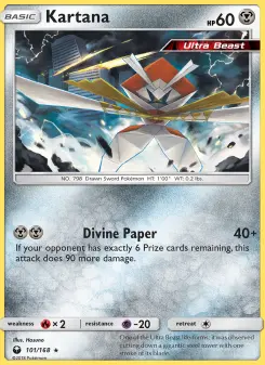 Pokémon-Karte Kartana 101/168