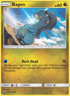 Pokémon-Karte Bagon 103/168