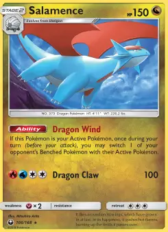 Pokémon-Karte Salamence 106/168