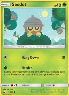 Pokémon-Karte Seedot 011/168