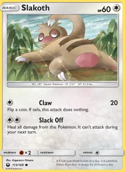 Pokémon-Karte Slakoth 113/168