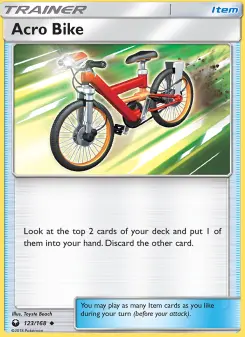 Pokémon-Karte Acro Bike 123/168