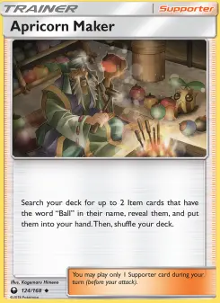 Pokémon-Karte Apricorn Maker 124/168