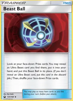 Pokémon-Karte Beast Ball 125/168