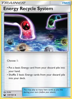 Pokémon-Karte Energy Recycle System 128/168