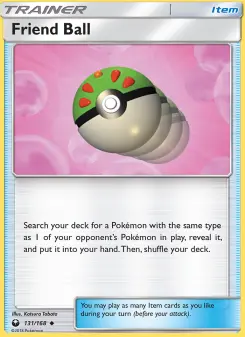 Pokémon-Karte Friend Ball 131/168