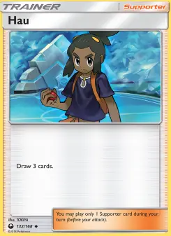 Pokémon-Karte Hau 132/168