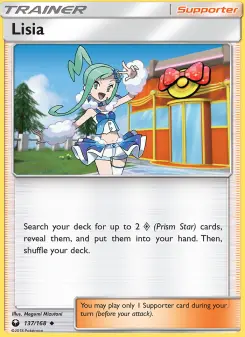 Pokémon-Karte Lisia 137/168