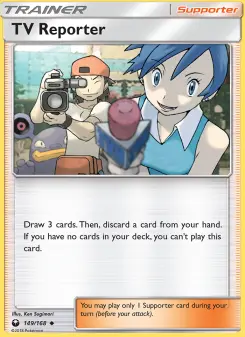 Pokémon-Karte TV Reporter 149/168