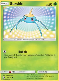 Pokémon-Karte Surskit 015/168