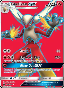 Pokémon-Karte Blaziken GX 153/168