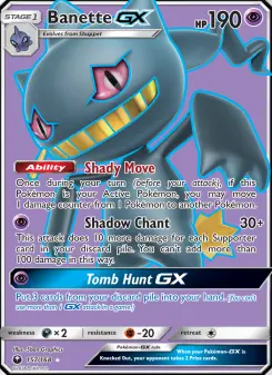 Pokémon-Karte Banette GX 157/168