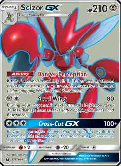 Pokémon-Karte Scizor GX 158/168