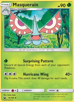 Pokémon-Karte Masquerain 016/168