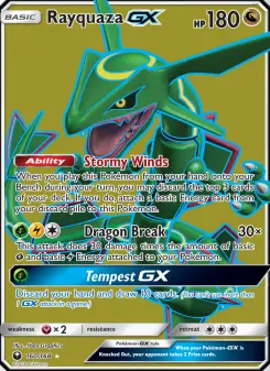 Pokémon-Karte Rayquaza GX 160/168