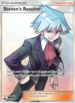 Pokémon-Karte Steven’s Resolve 165/168