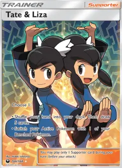 Pokémon-Karte Tate & Liza 166/168