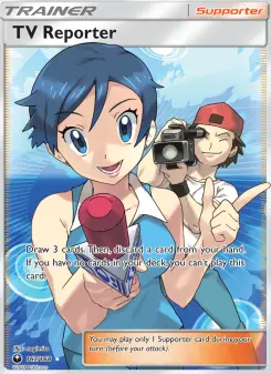 Pokémon-Karte TV Reporter 167/168