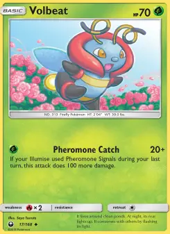 Pokémon-Karte Volbeat 017/168