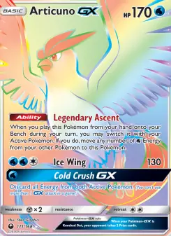 Pokémon-Karte Articuno GX 171/168