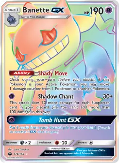 Pokémon-Karte Banette GX 174/168