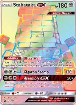Pokémon-Karte Stakataka GX 176/168