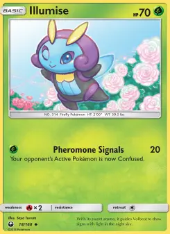 Pokémon-Karte Illumise 018/168