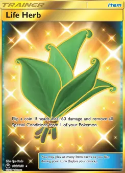 Pokémon-Karte Life Herb 180/168