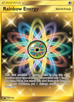 Pokémon-Karte Rainbow Energy 183/168