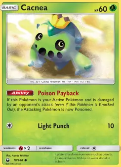 Pokémon-Karte Cacnea 019/168