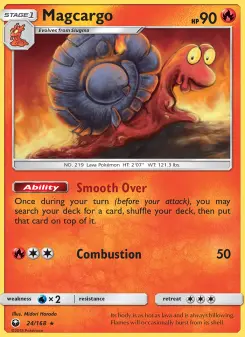 Pokémon-Karte Magcargo 024/168