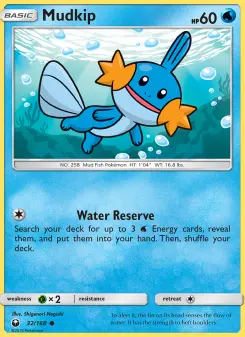 Pokémon-Karte Mudkip 032/168