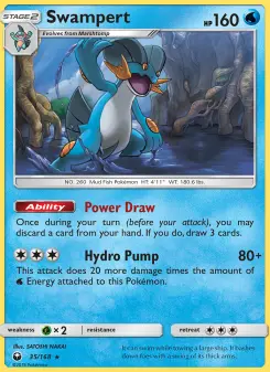 Pokémon-Karte Swampert 035/168