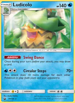Pokémon-Karte Ludicolo 038/168
