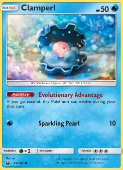 Pokémon-Karte Clamperl 041/168
