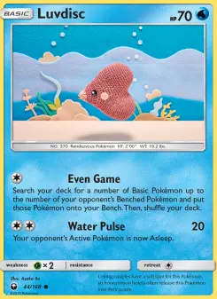 Pokémon-Karte Luvdisc 044/168